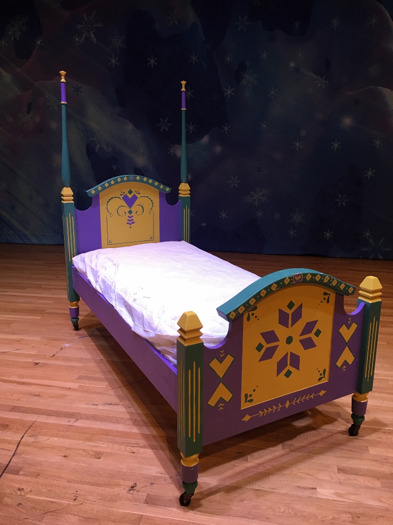 elsa toy bed